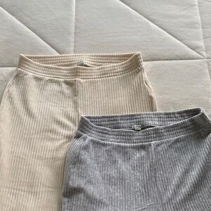 Ribbed Aerie Flared Leggings